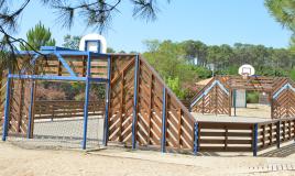 Terrain de sports au camping Mimizan Plage